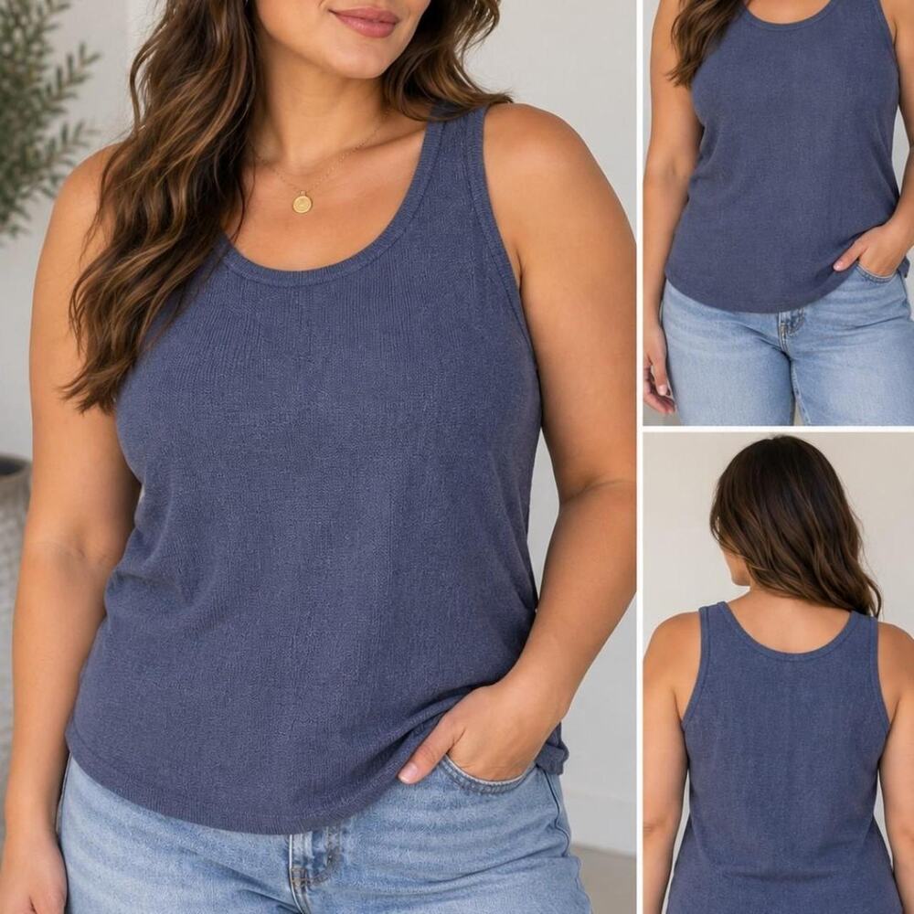 Chicos design navy blue acrylic